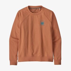 NEW Patagonia Women's Alpine Icon Sweatshirt, Sand Orange xs